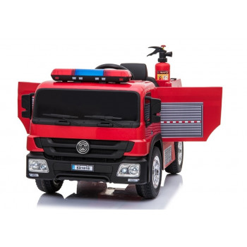 Pojazd Na Akumulator Wóz Strażacki Czerwony