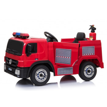 Pojazd Na Akumulator Wóz Strażacki Czerwony