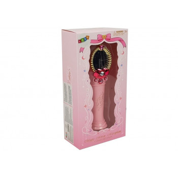 Magiczne Lustro Z Mikrofonem Różowy USB Światła