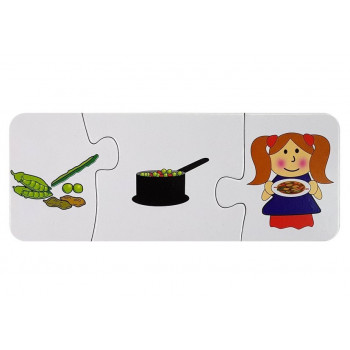 Puzzle Edukacyjne Układanka Nauka 10 Połączeń