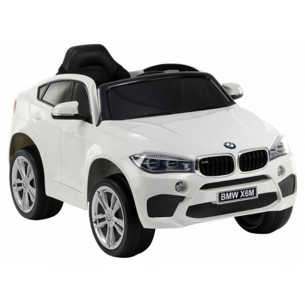 Auto na Akumulator BMW X6 Białe Skóra, EVA