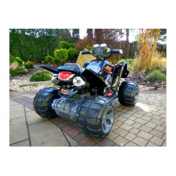 Quad na Akumulator Duże Koła Czarny