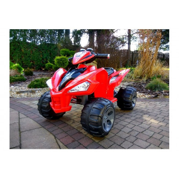 Quad na Akumulator Duże Koła Czerwony
