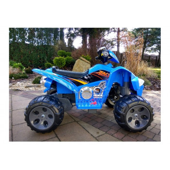 Quad na akumulator Duże Koła Niebieski