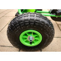 Gokart Zielony A-15 Pompowane Koła