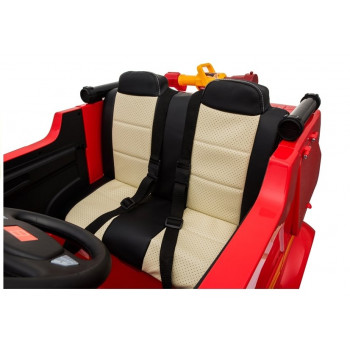 Wóz Strażacki na Akumulator Czerwony Dla Dzieci Pilot