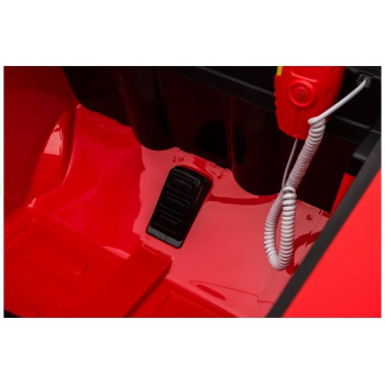 Wóz Strażacki na Akumulator Czerwony Dla Dzieci Pilot