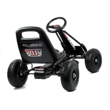 Gokart Czarny A-15 Pompowane Koła