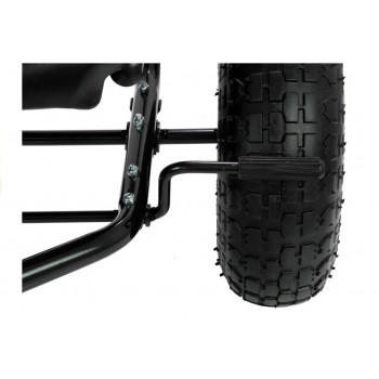 Gokart Czarny A-15 Pompowane Koła