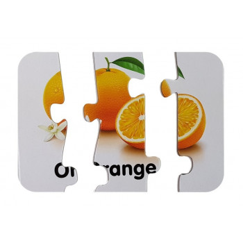 Puzzle Edukacyjne Układanka Owoce 10 Połączeń