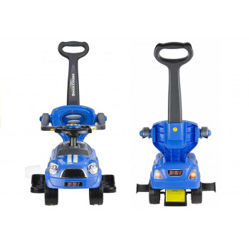 Jeździk Pchacz z Prowadnicą Coupe Niebieski