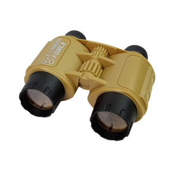 Zestaw Wojskowy z Akcesoriami Pistolet Nóż Lornetka Słuchawki Gwizdek Krótkofalówka