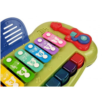 Pianinko Cymbałki Dla Niemowląt Podświetlane Klawisze Muzyka