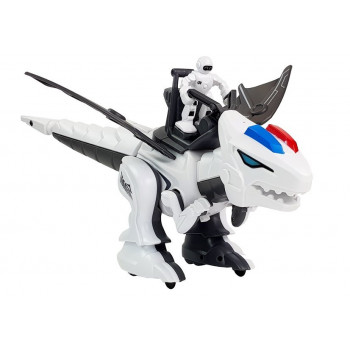 Dinozaur Tyranozaur Robot Interaktywny Zdalnie Sterowany K18 Programowanie Biały
