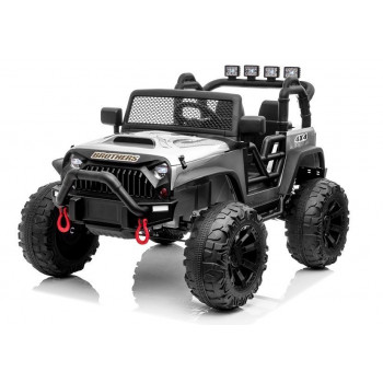 Auto na akumulator Jeep JC666 Srebrny Lakierowany