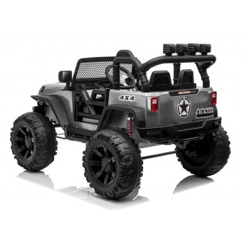 Auto na akumulator Jeep JC666 Srebrny Lakierowany