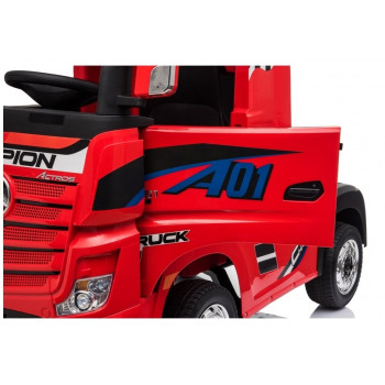 Auto na Akumulator Mercedes Actros Czerwony Lakierowany MP4