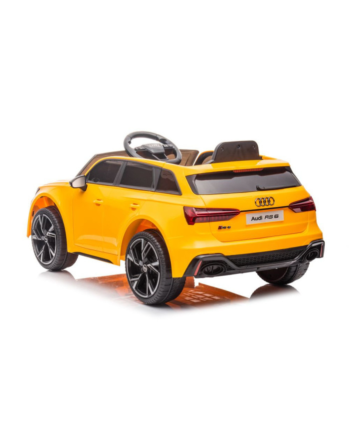 Pojazd na Akumulator Audi RS6 BRD-2118 Żółty