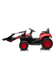 Traktor Na Akumulator Z łyżką BW-X002A Czerwony