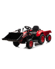 Traktor Na Akumulator Z łyżką BW-X002A Czerwony