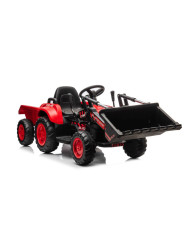 Traktor Na Akumulator Z łyżką BW-X002A Czerwony