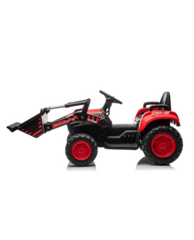 Traktor Na Akumulator Z łyżką BW-X002A Czerwony