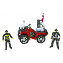 Duży Zestaw Straz Pożarna Kask Quad Strażacki