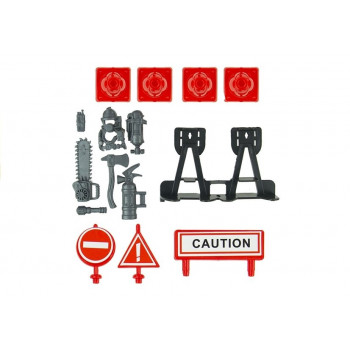 Duży Zestaw Straz Pożarna Kask Quad Strażacki