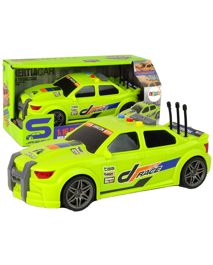 Auto Sportowe Wyścigowe 1:16 Zielony Dźwięk