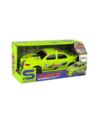 Auto Sportowe Wyścigowe 1:16 Zielony Dźwięk