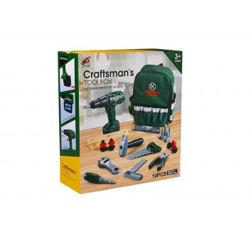 Plecak Majsterkowicza Zestaw Narzędzi Wiertarka