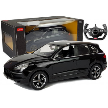 Auto R/C Porsche Cayenne Turbo Rastar 1:14 Czarne na Pilota