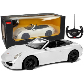 Auto R/C Porsche 911 Carrera S Rastar 1:12 Białe