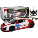 Auto R/C Audi R8 LMS Rastar 1:14 Biało-Czerwone