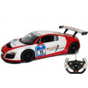 Auto R/C Audi R8 LMS Rastar 1:14 Biało-Czerwone