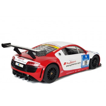 Auto R/C Audi R8 LMS Rastar 1:14 Biało-Czerwone
