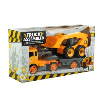 Dwa Pojazdy Budowlane Do Rozkręcania + Narzędzia