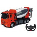 Auto R/C Mercedes-Benz Arocs Rastar 1:14 Czerwone na Pilota
