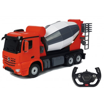 Auto R/C Mercedes-Benz Arocs Rastar 1:14 Czerwone na Pilota