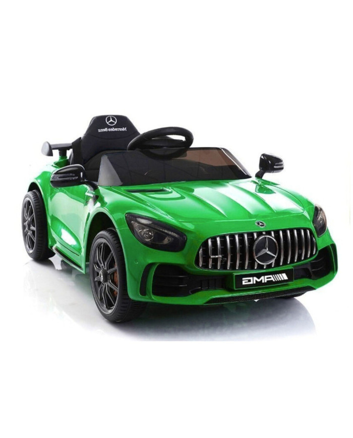 Auto Pojazd Na Akumulator Mercedes GT R Dla Dzieci Światła LED MP3 Zielony