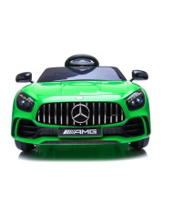 Auto Pojazd Na Akumulator Mercedes GT R Dla Dzieci Światła LED MP3 Zielony