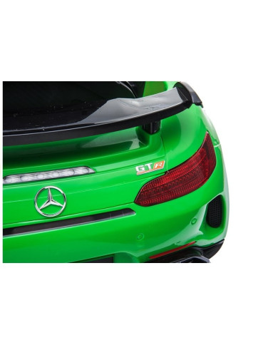 Auto Pojazd Na Akumulator Mercedes GT R Dla Dzieci Światła LED MP3 Zielony