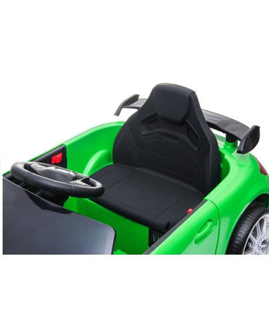 Auto Pojazd Na Akumulator Mercedes GT R Dla Dzieci Światła LED MP3 Zielony