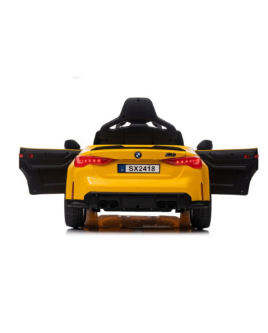 Auto Na Akumulator Bmw M4 Zółte