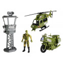 Zestaw Militarny Helikopter Wojskowy Motor Wieża