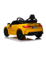 Auto Na Akumulator Bmw M4 Zółte