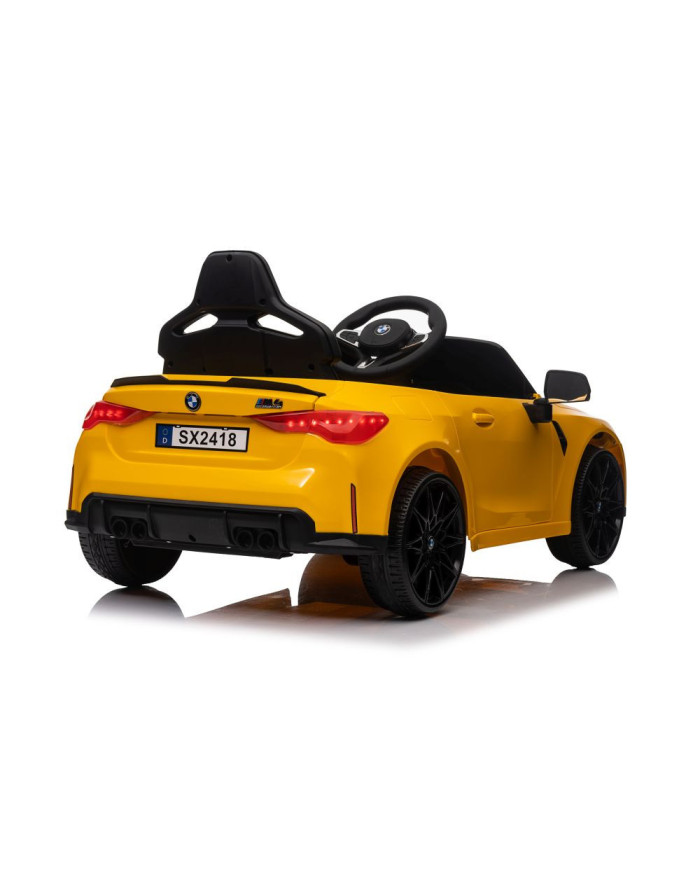 Auto Na Akumulator Bmw M4 Zółte