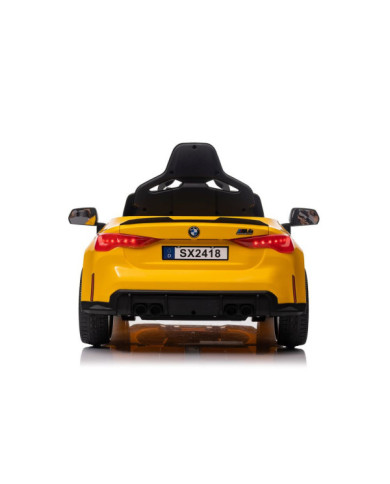 Auto Na Akumulator Bmw M4 Zółte