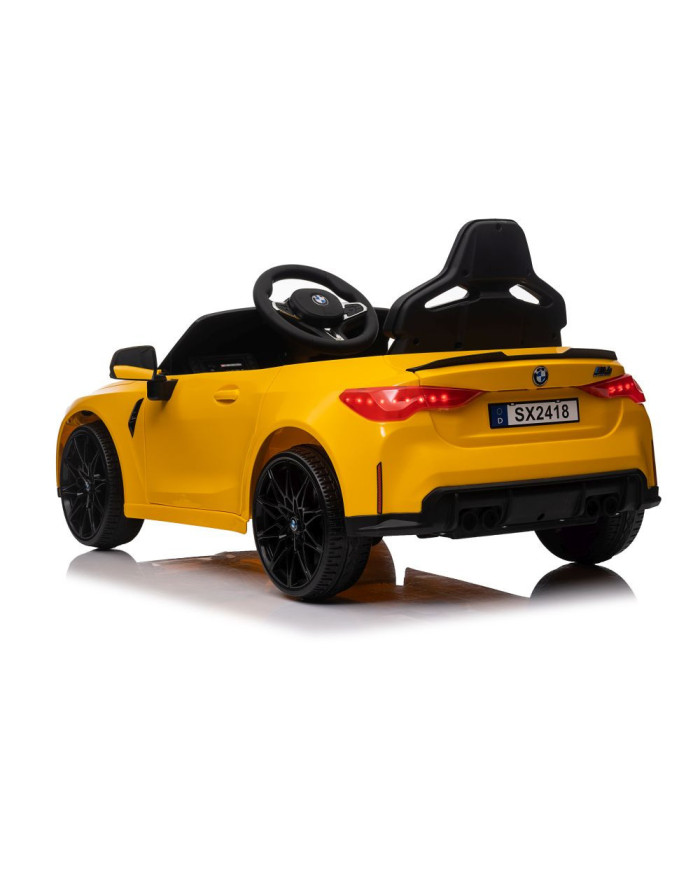 Auto Na Akumulator Bmw M4 Zółte