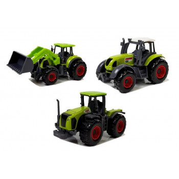 Zestaw Pojazdów Rolniczych Traktory Przyczepy z Figurkami Zwierząt